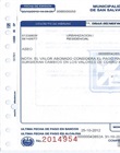 Recibo de cobro extraviado
